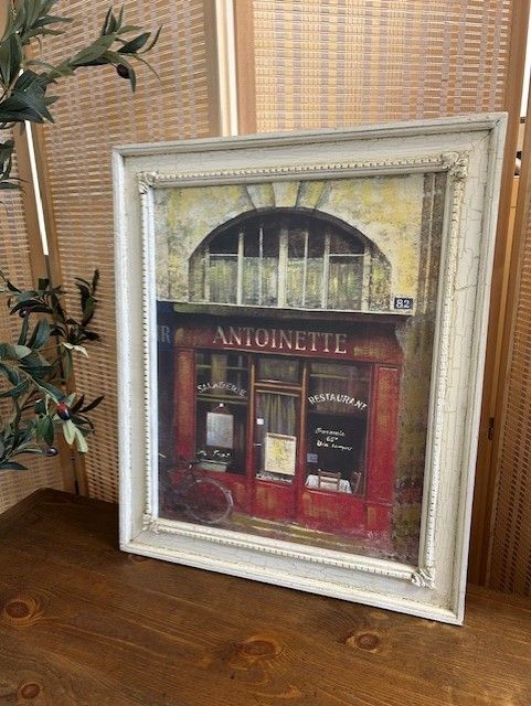 Antionette Restaurant Artwork, 20&quot; x 24&quot;