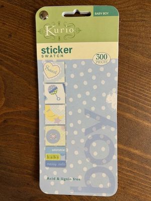 Kurio Baby Boy Sticker Swatch