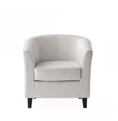 Preston Ivory Upholstered Club Chair