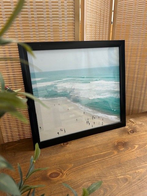 Framed Beach Day Artwork