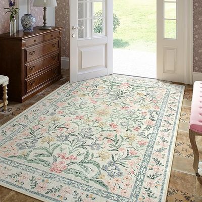 Lahome Boho 6&#39;x9&#39; Floral Area Rug