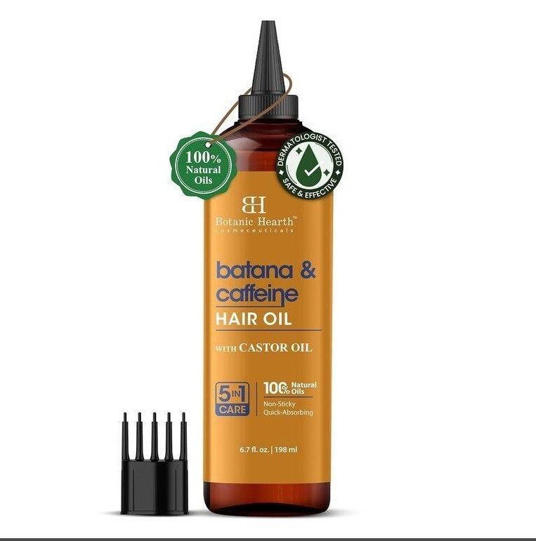 Botanic Hearth Batana &amp; Caffeine Hair Oil (6.7 fl oz)