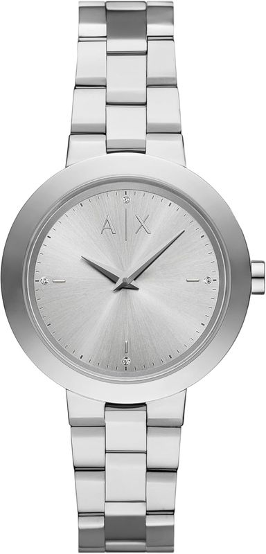 Armani Exchange Women&#39;s Two-Hand Stainless Steel Watch