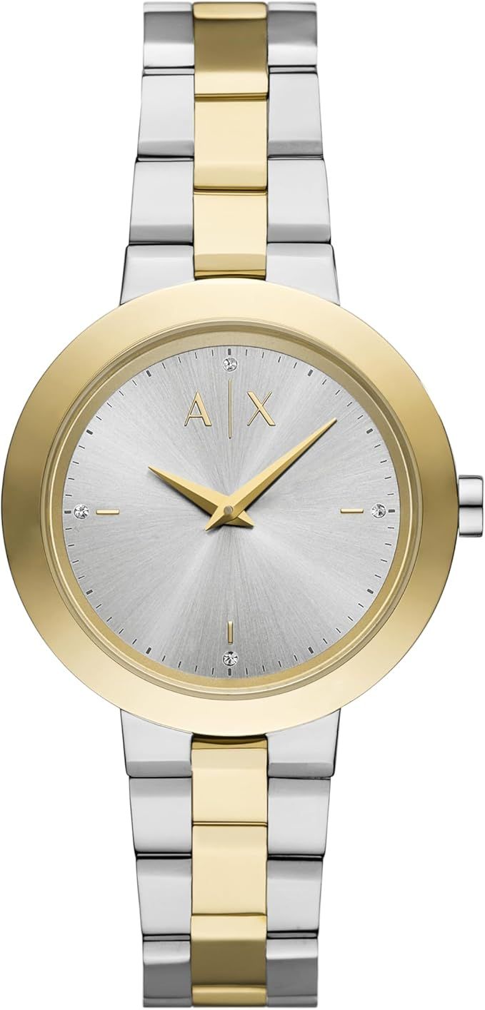 Armani Exchange Women&#39;s Two-Hand Stainless Steel Watch