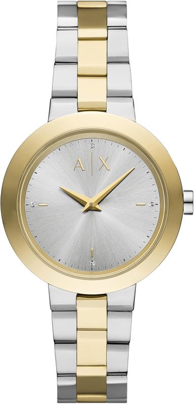 Armani Exchange Women&#39;s Two-Hand Stainless Steel Watch