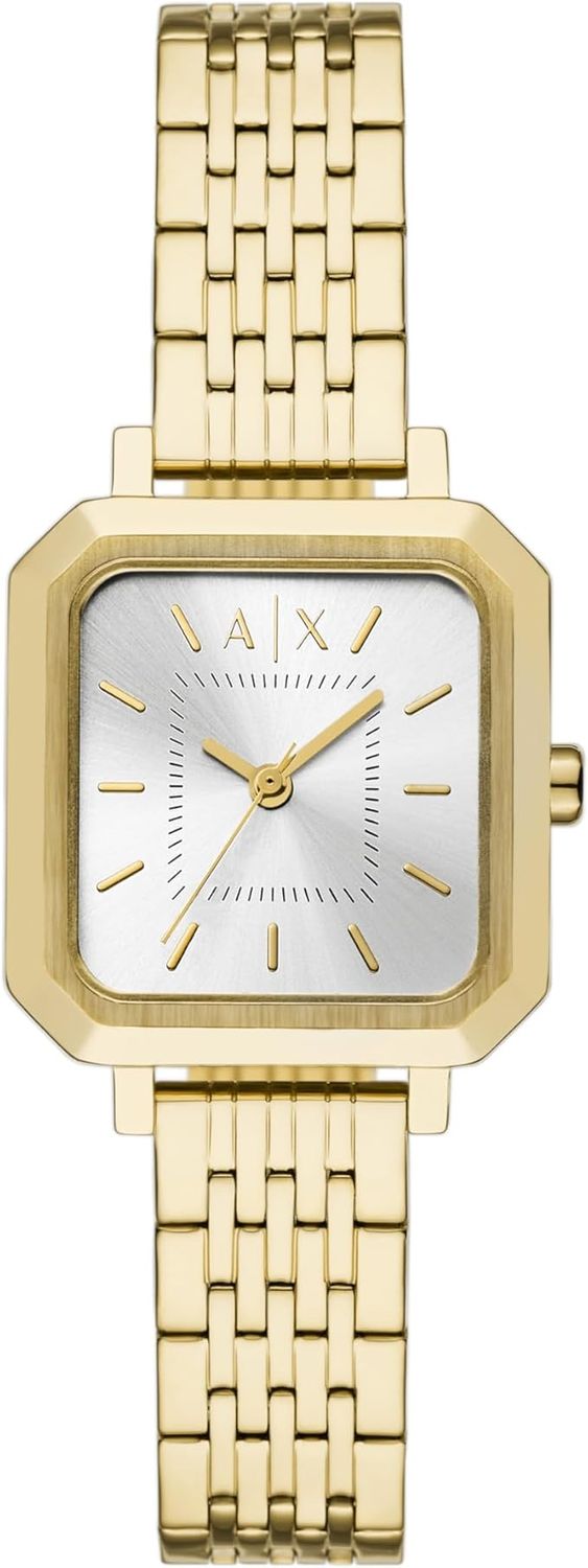 Armani Exchange Women&#39;s Three-Hand Stainless Steel Watch