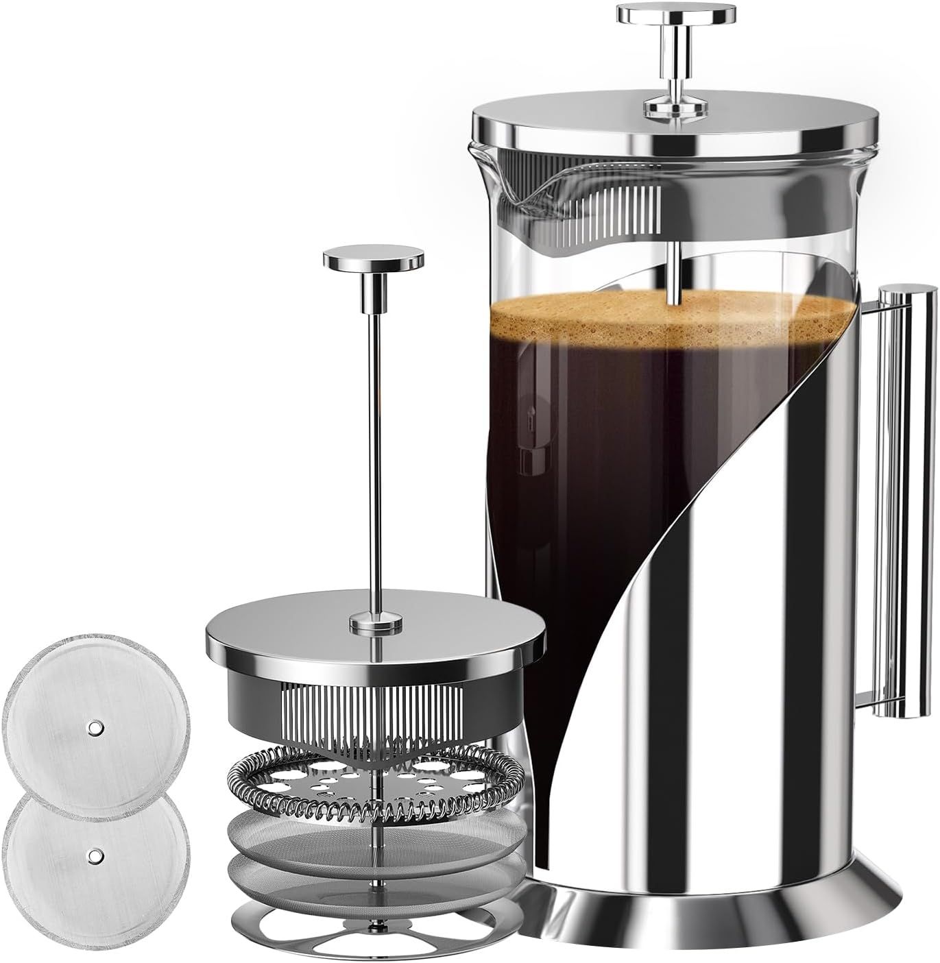 Cafe du Chateau 34oz French Press Coffee Maker