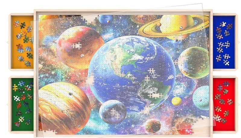 *Imperfect* Puzzle Board with Drawers