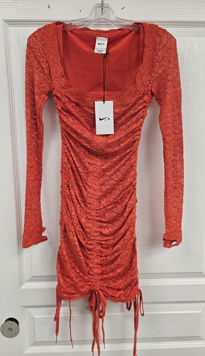 Nike R.T. Women&#39;s Ruched Dress, Red