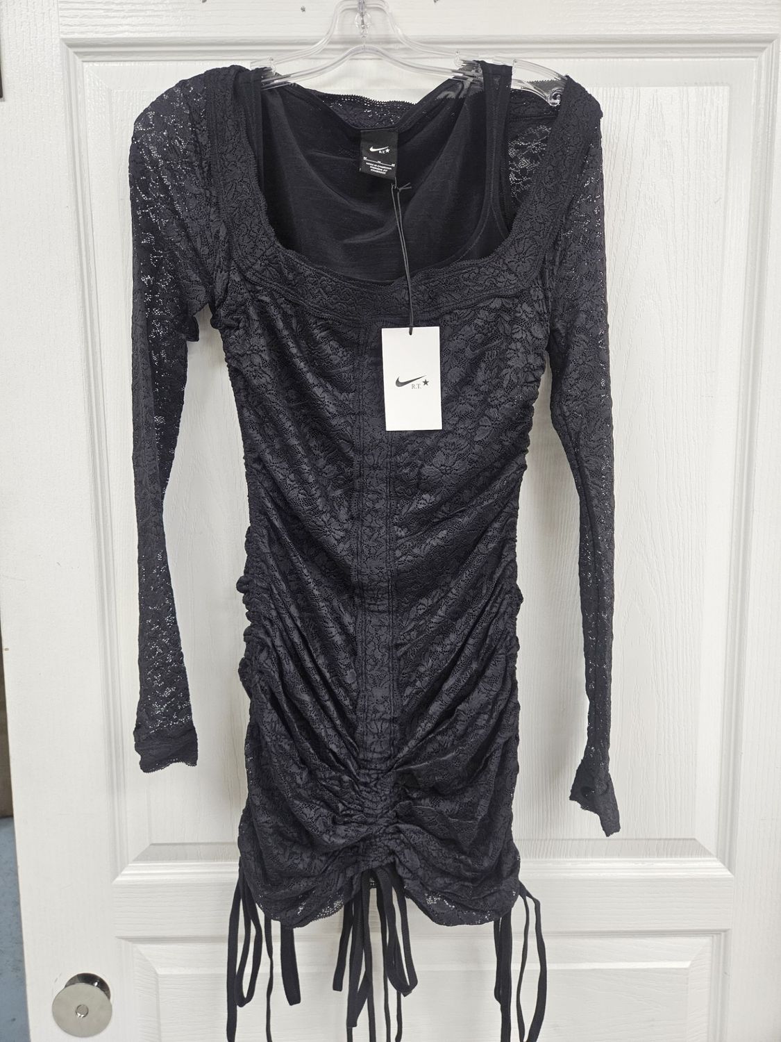Nike R.T. Women&#39;s Ruched Dress, Black