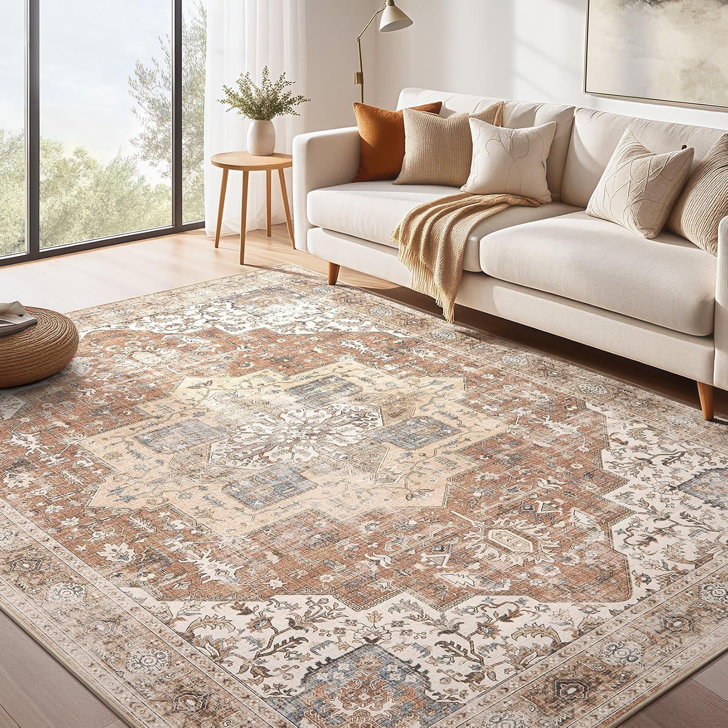 DTICON 10&#39;x14&#39; Machine Washable Area Rug