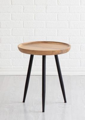 Mercury Row Castiglia Solid Wood Tray Top End Table
