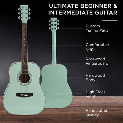 Best Choice Products 41in Full Size Guitar Starter Set