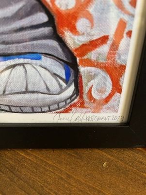 Framed Drip Mii Out Print; KidFigment 2024
