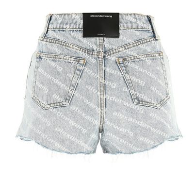 Alexander Wang Women&#39;s Printed Denim Shorts