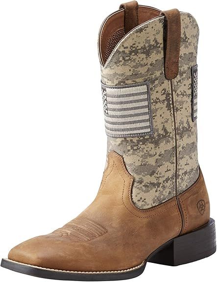 Ariat Men&#39;s Sport Patriot Western Boot, Size 7.5D