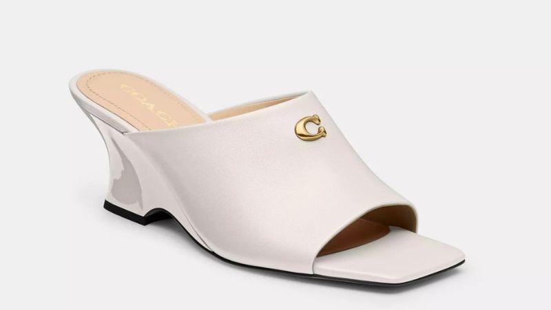 Coach Celeste Wedge Slip-On Heels, Size 7