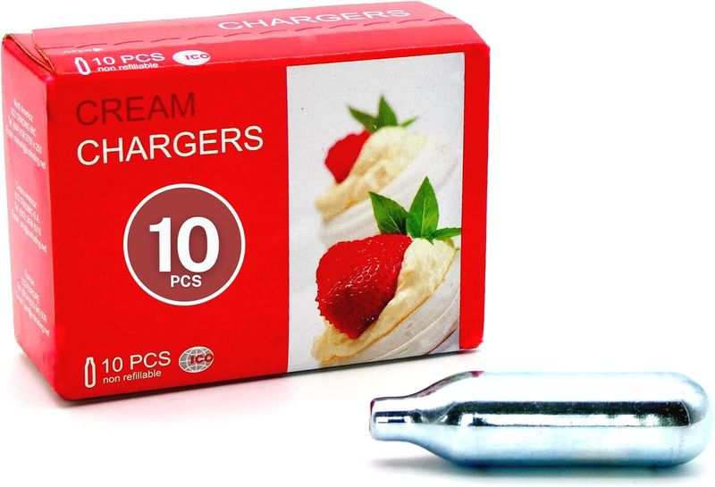 ICO Whipped Cream Charger, 10pcs