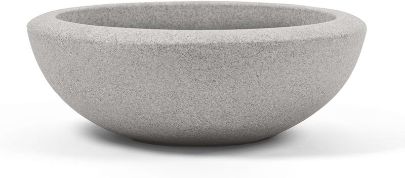 ARBORA 26&quot; Santorini Bowl Polyresin Planter