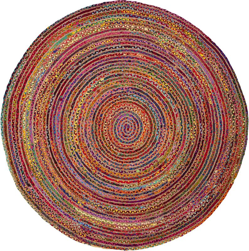 SAFAVIEH Cape Cod Collection 8&#39; x 8&#39; Round Area Rug
