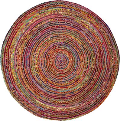SAFAVIEH Cape Cod Collection 8&#39; x 8&#39; Round Area Rug