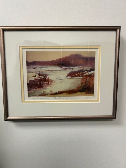 Suzanne Chrysler McDonald &quot;The River in March&quot; Signed