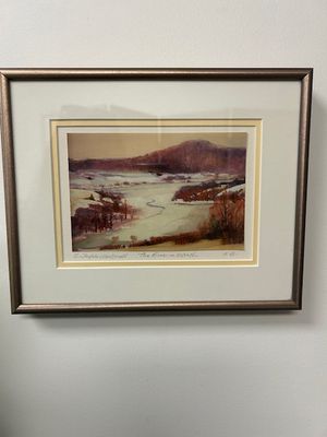 Suzanne Chrysler McDonald &quot;The River in March&quot; Signed