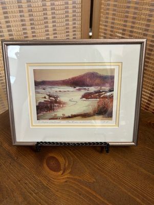 Suzanne Chrysler McDonald &quot;The River in March&quot; Signed