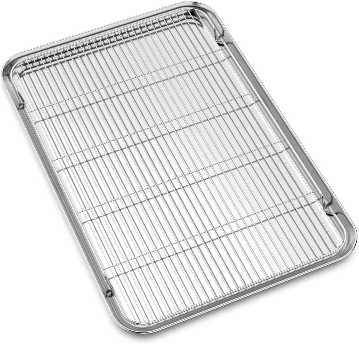 *Imperfect* Bastwe Large Set Baking Sheet and Cooling Rack Set