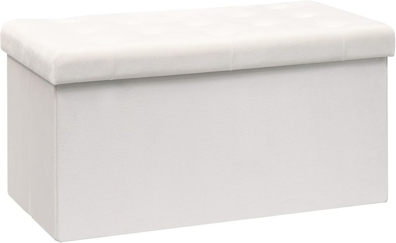 B FSOBEIIALAO Folding Storage Ottoman
