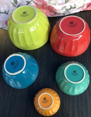 5 Piece Mayfair &amp; Jackson Vintage Mixing Bowl Set