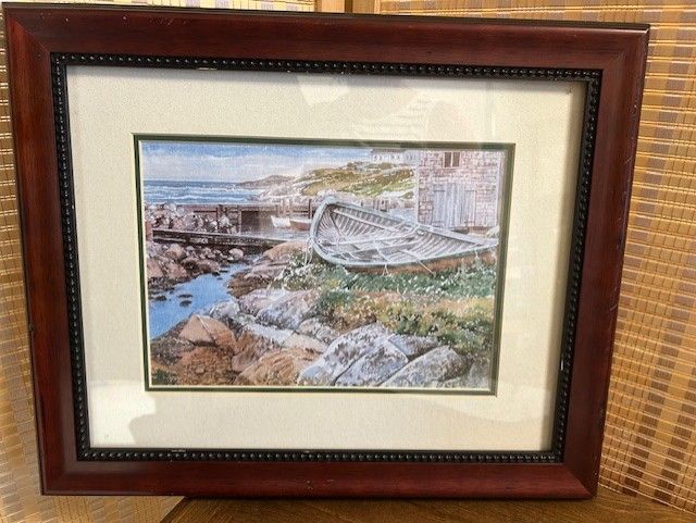 &#39;Old Boat&#39; Watercolor Print, Peter Bresnen