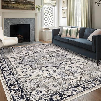 HEBE 8&#39;x10&#39; Washable Boho Area Rug