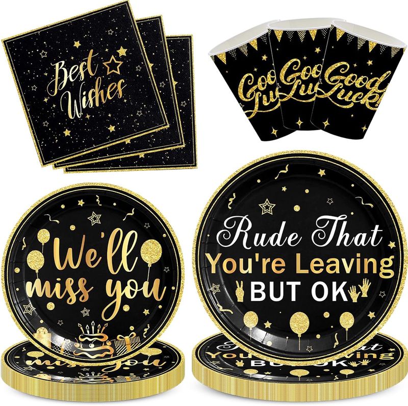 kaixiaoru &quot;Rude That You’re Leaving But OK&quot; Party Supplies