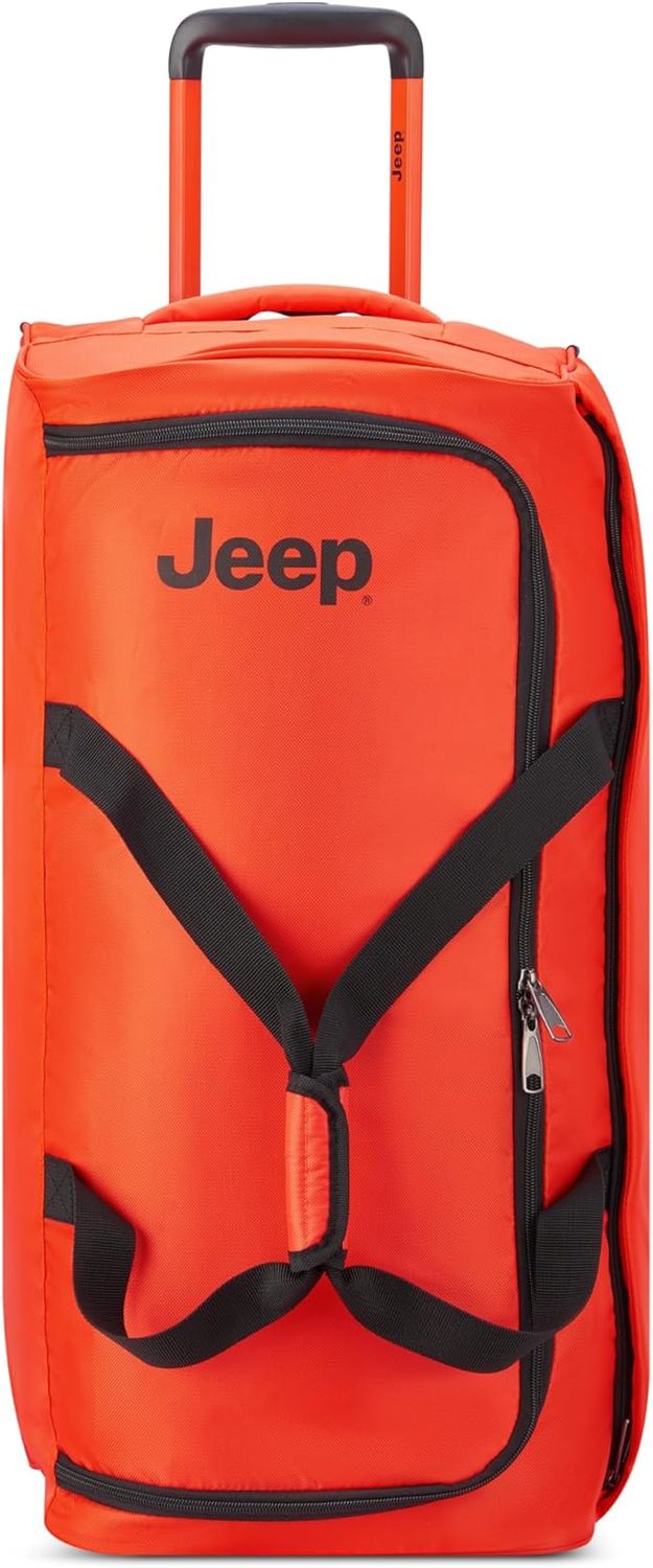 *Imperfect* Jeep Unisex Two Wheel Rolling Travel Duffle Bag, 27&quot;