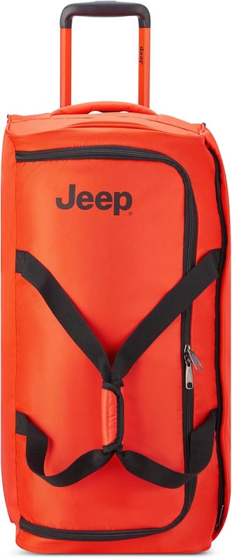 *Imperfect* Jeep Unisex Two Wheel Rolling Travel Duffle Bag, 27&quot;