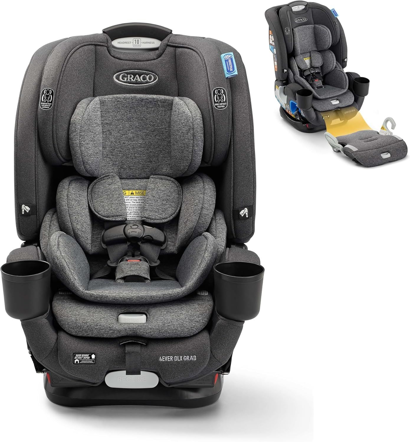 Graco 4Ever® DLX Grad 5-in-1 Slim Car Seat