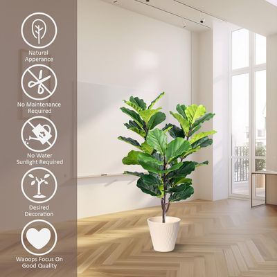 *Imperfect* HoyuKasi 3FT Artificial Plant Fiddle Leaf Fig Tree