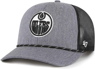 &#39;47 Trucker NHL Edmonton Carbon Rope Snapback Hat