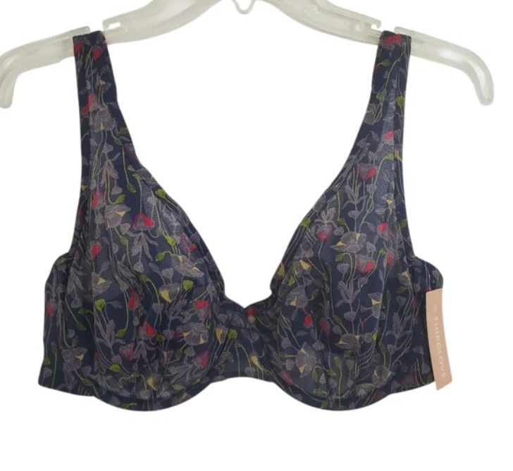 Thirdlove Unlined In Bloom Scoop Bra, Size 42D