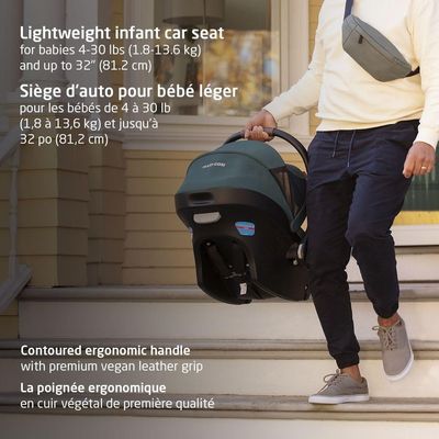 Maxi-Cosi Mico Luxe+ Infant Car Seat, Designer Black