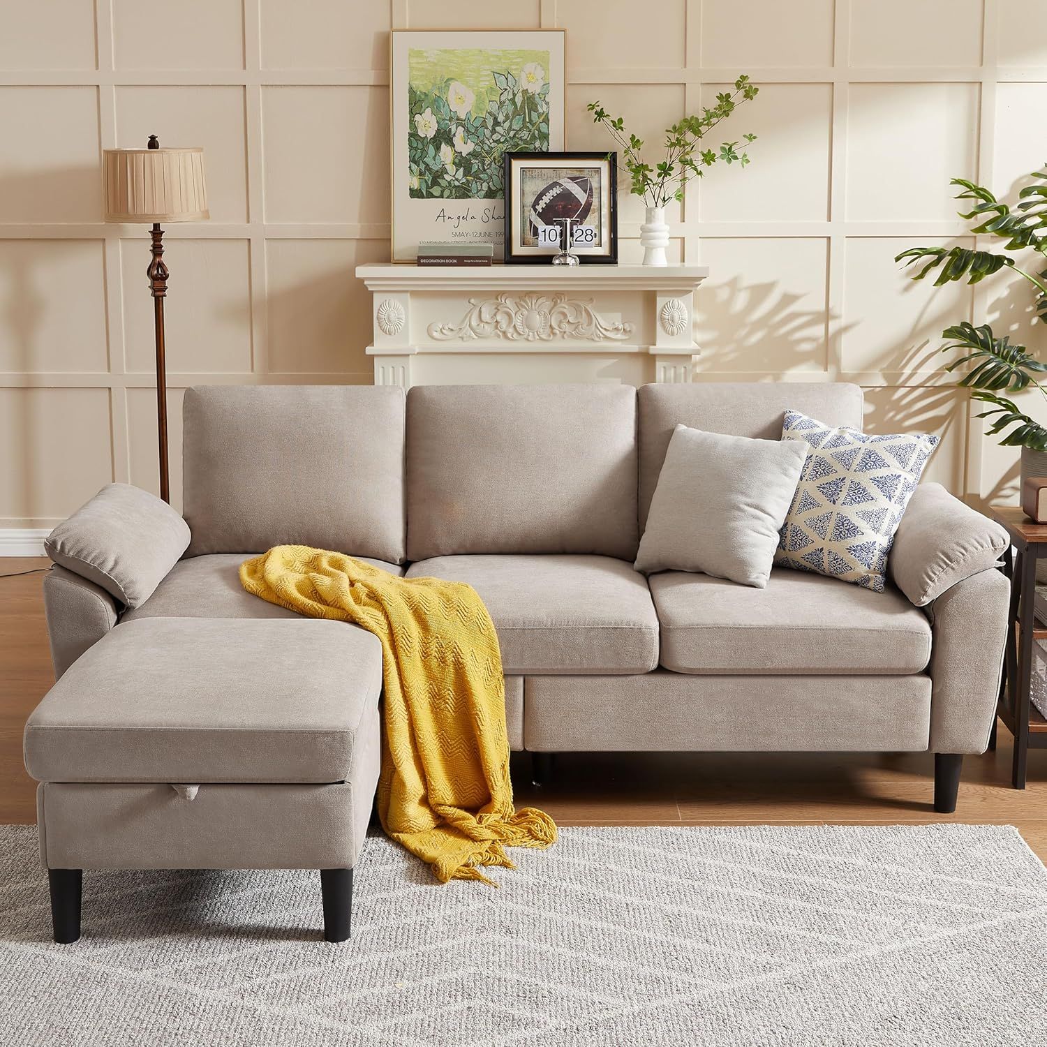 Soscana L Shape 3-Seater Sectional Sofa