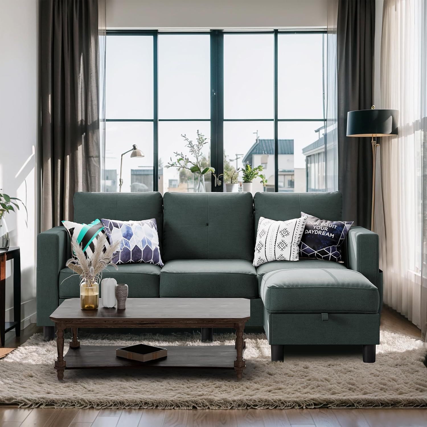 Shintenchi Convertible Sectional Sofa Couch