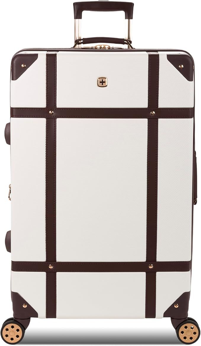 *Imperfect* SwissGear Vintage Trunk Hardside 26&quot; Expandable Luggage