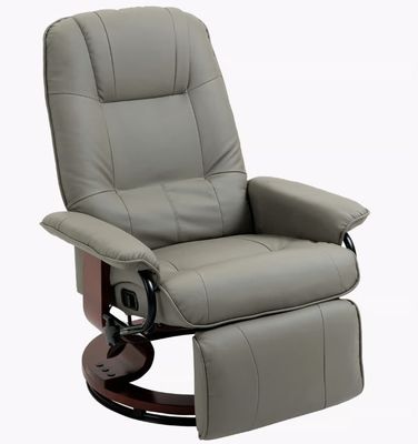 Ebern Designs PU Swivel Manual Recliner Chair