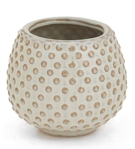 Planter, Ceramic with Dots