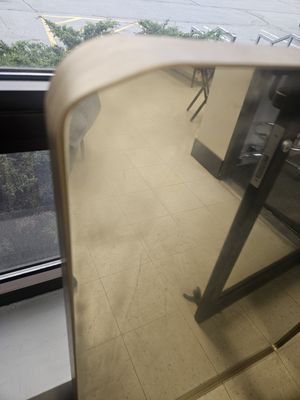 *Imperfect* Molly Metal Framed Mounted Wall Bathroom Vanity Mirror