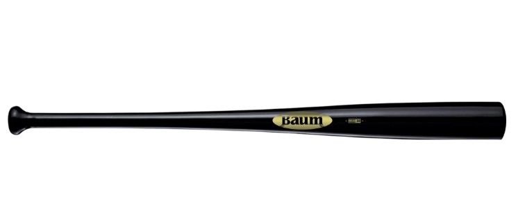 Baum Bat Maple Standard Gold Stock Wood Baseball Bat, 32.5