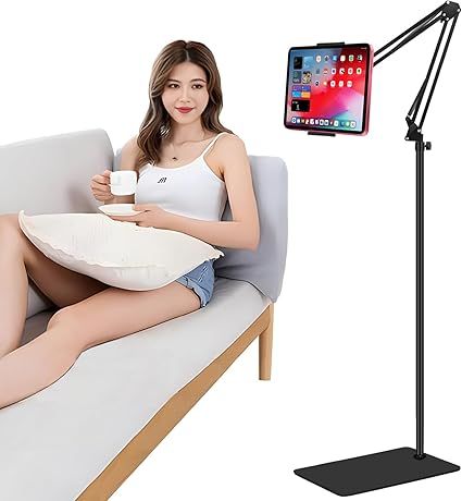Tablet Floor Stand with Double Weight Base
