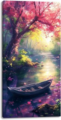 TEKMENT Beautiful Lake Scenery Canvas